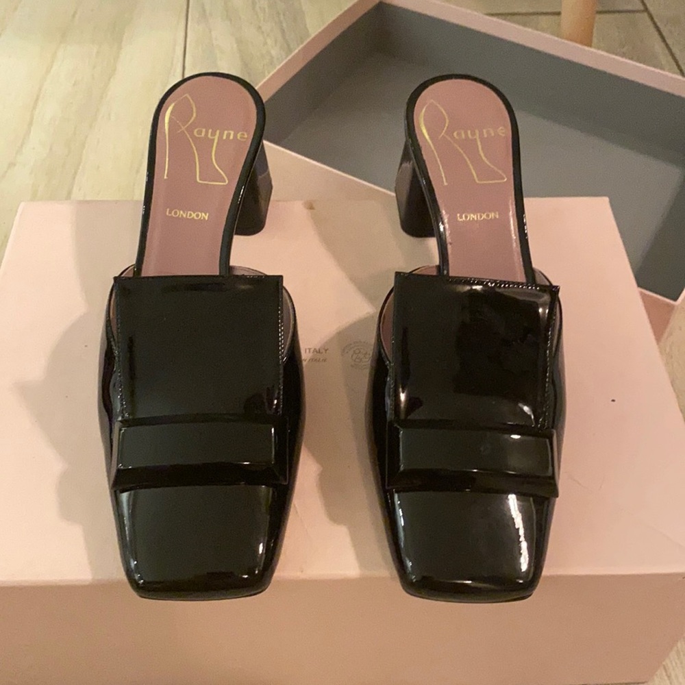 Rayne London Patent leather heels
